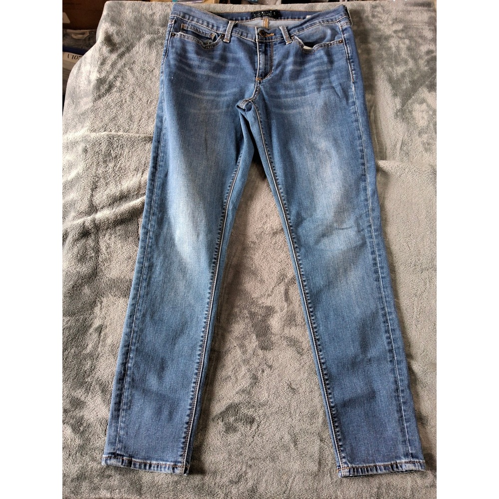 Lucky Brand Charlie‎ Skinny Jeans Womens 10/30 Medium Wash Blue Denim 7WP1608
